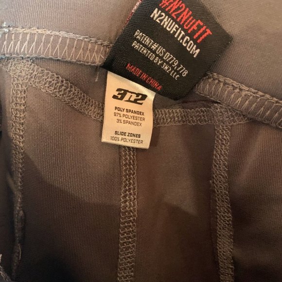 3N2 Softball Pants Girl's YM Graphite NuFit 3/4 Knickers with Belt Loops 7075 - Picture 6 of 9